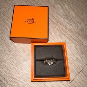 Chaine d'ancre Enchainee ring, small model Size 5.5